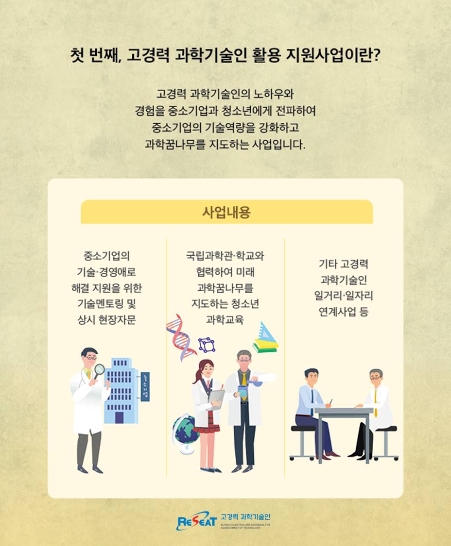 고경력 과학기술인 활용 지원사업이란? 관련사진 6