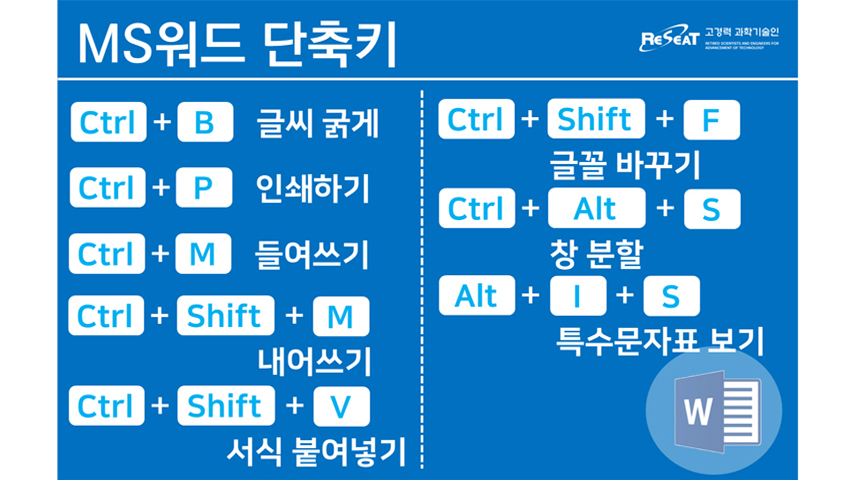 알아두면 유용한 오피스 단축키 관련사진 5